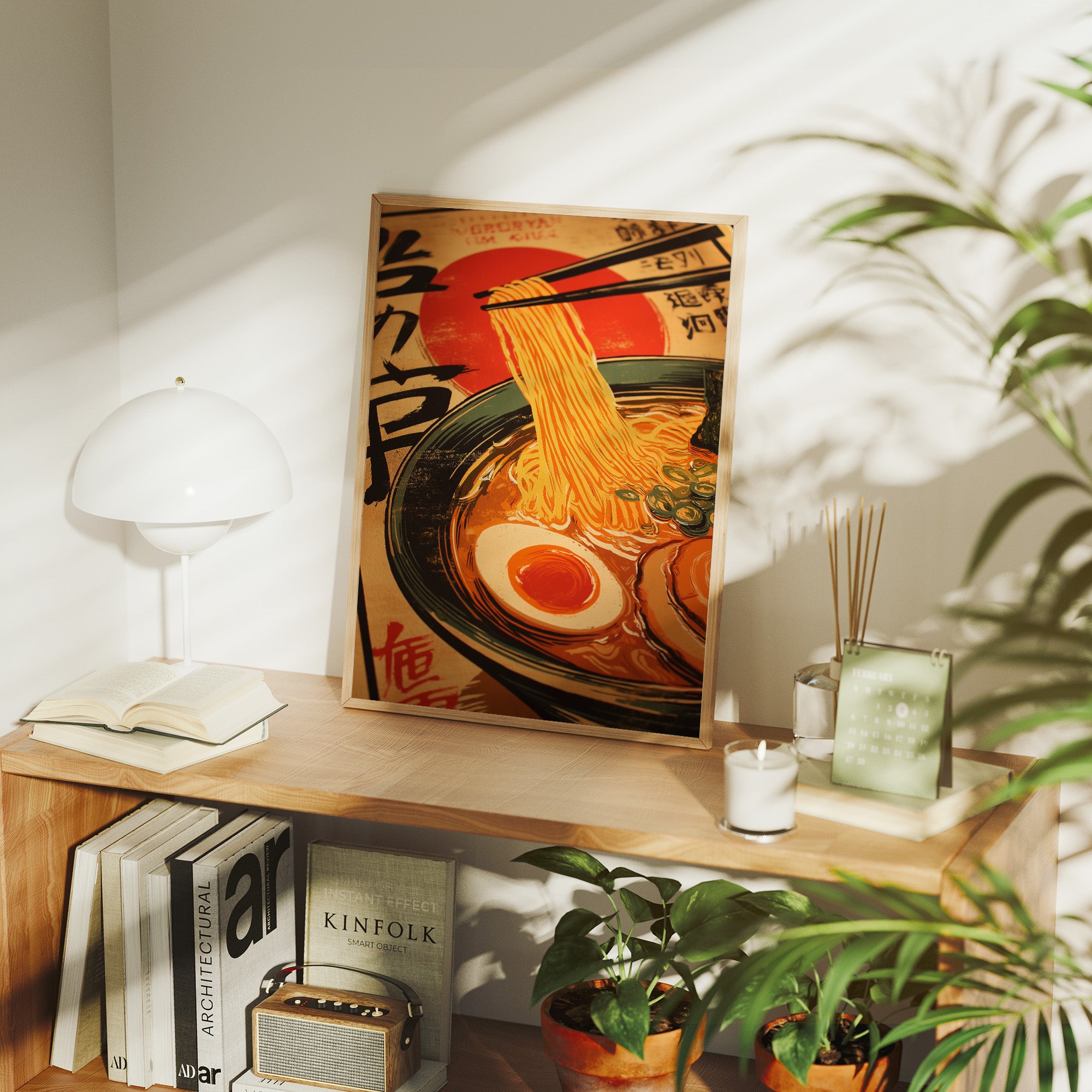 Golden Noodles Dance In Sunset Bowl