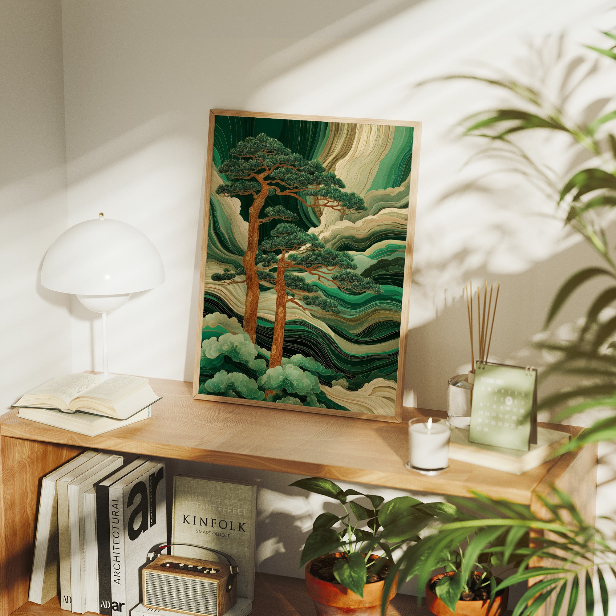 Emerald Winds Shape Ancient Pines