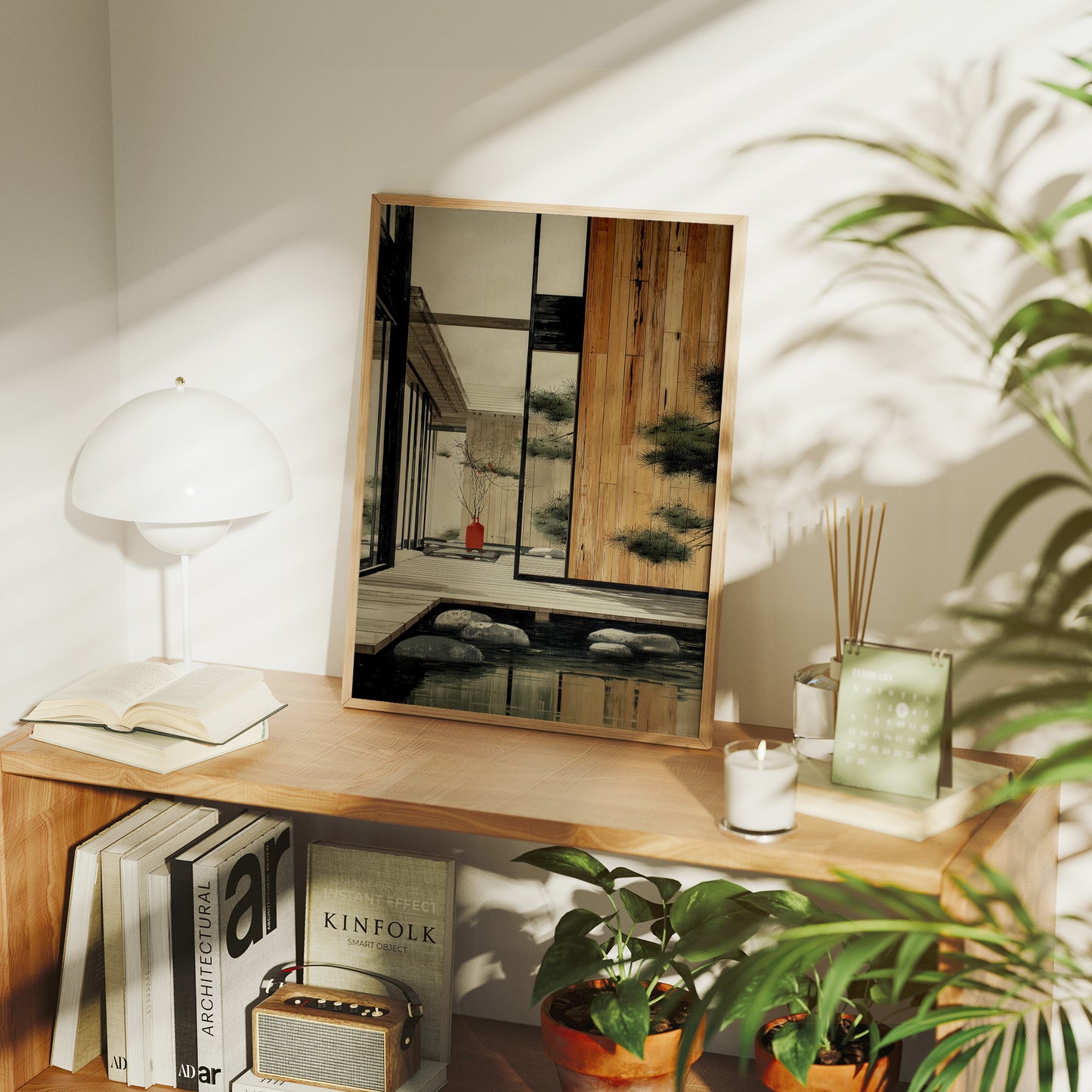 Zen Garden Reflects Modern Solitude