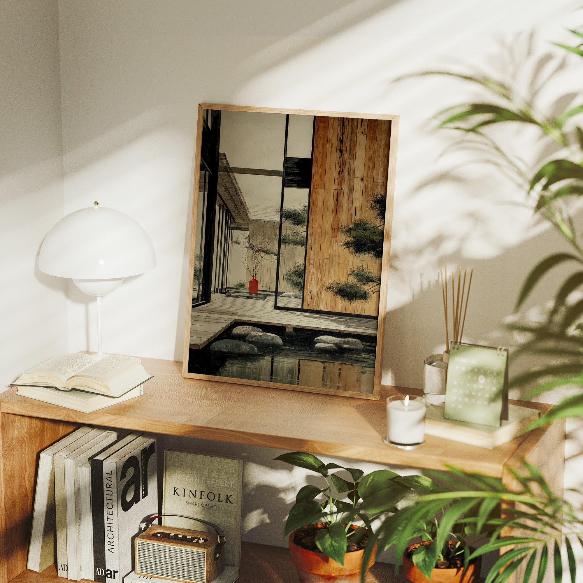 Zen Garden Reflects Modern Solitude