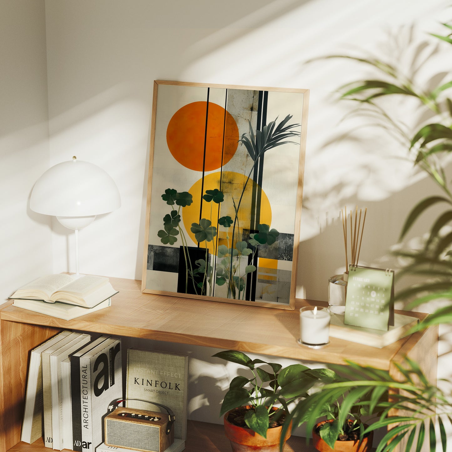 Palms Dance Under Twin Suns