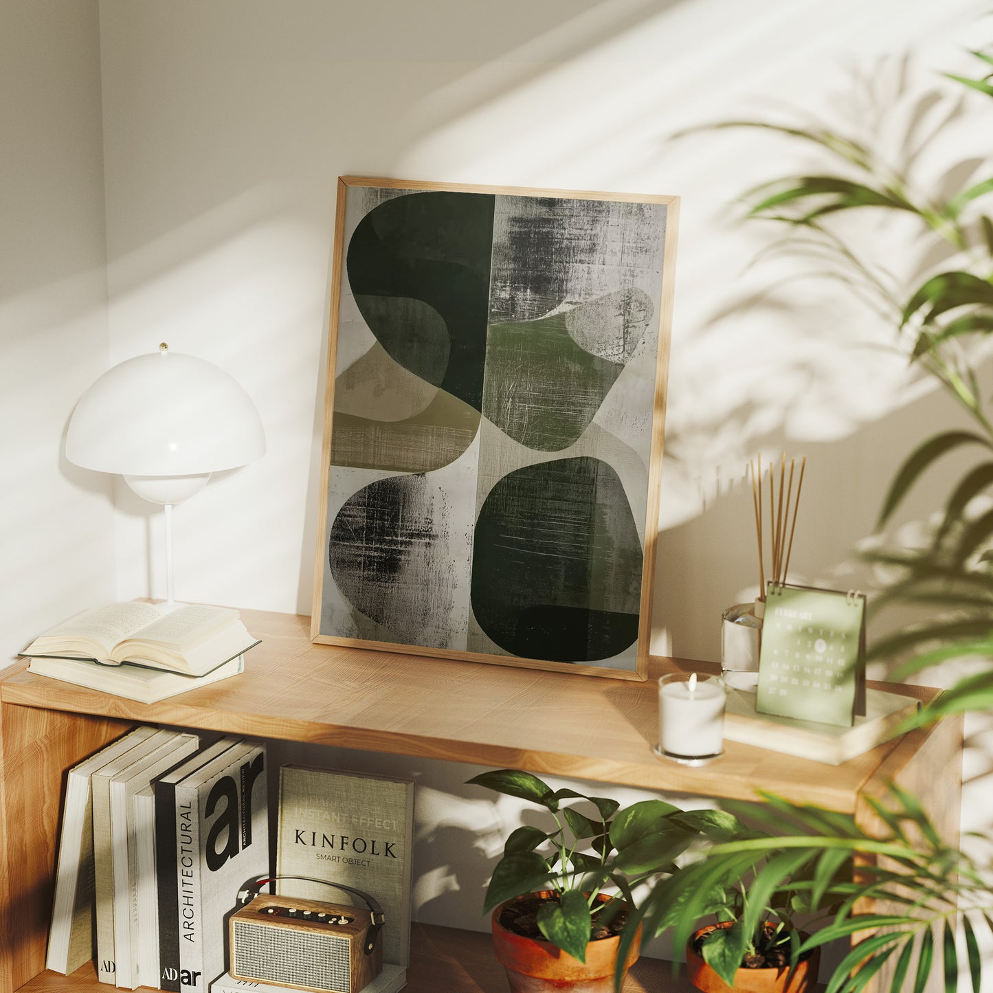 Olive Circles Dance In Light