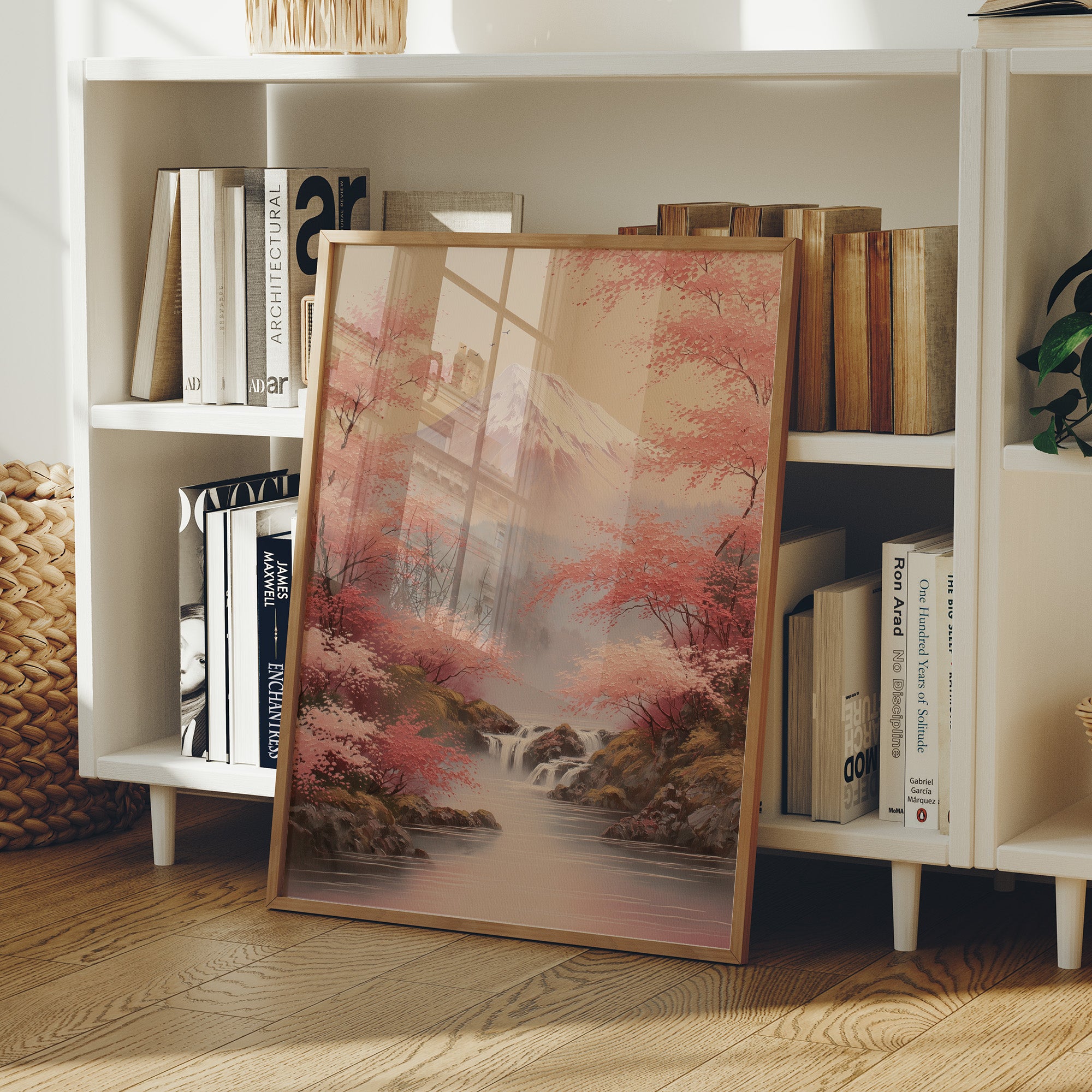 Cherry Blossoms Dance Near Fuji