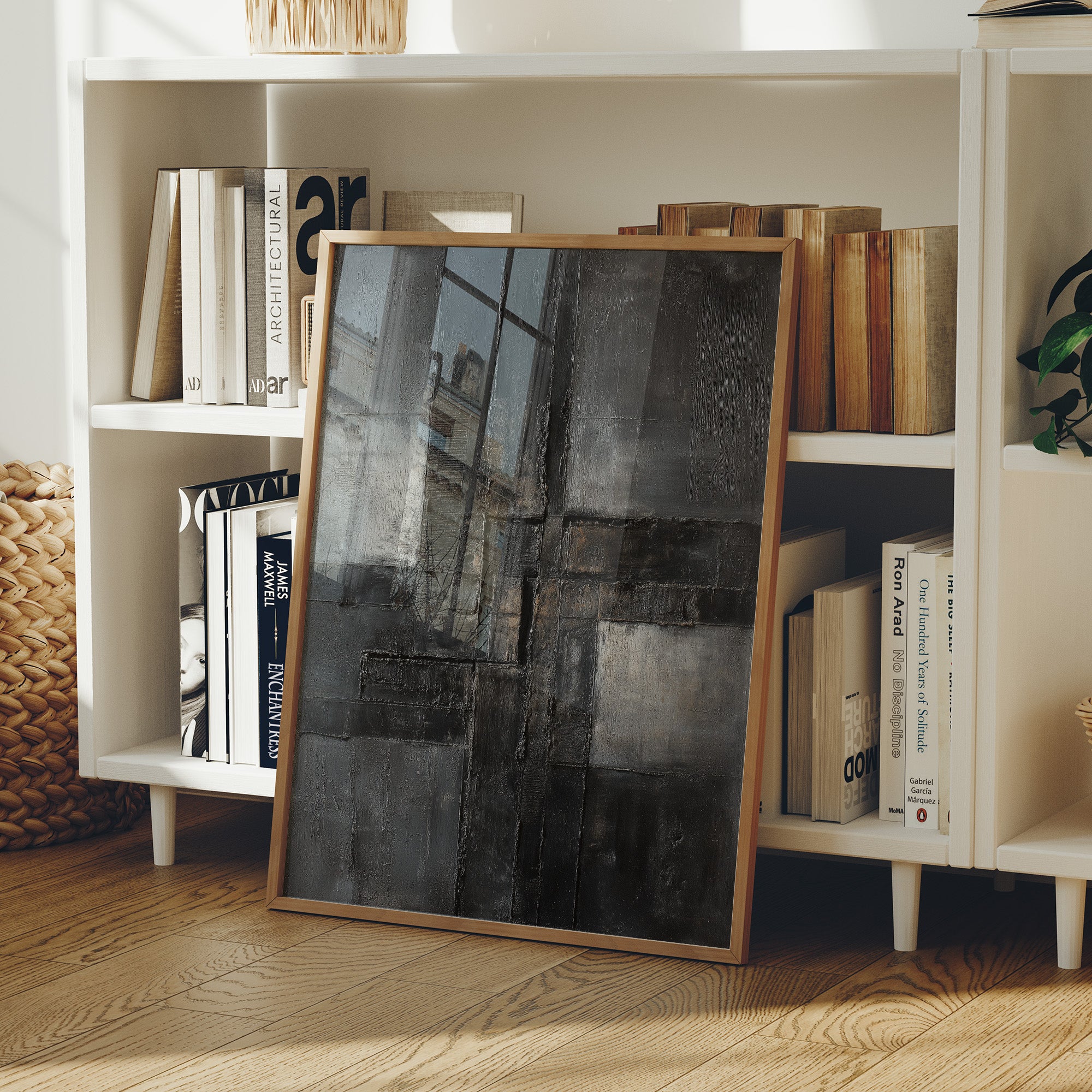 Concrete Poetry In Charcoal Light