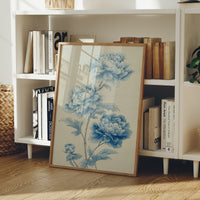 Blue Peonies Dance In Morning Light