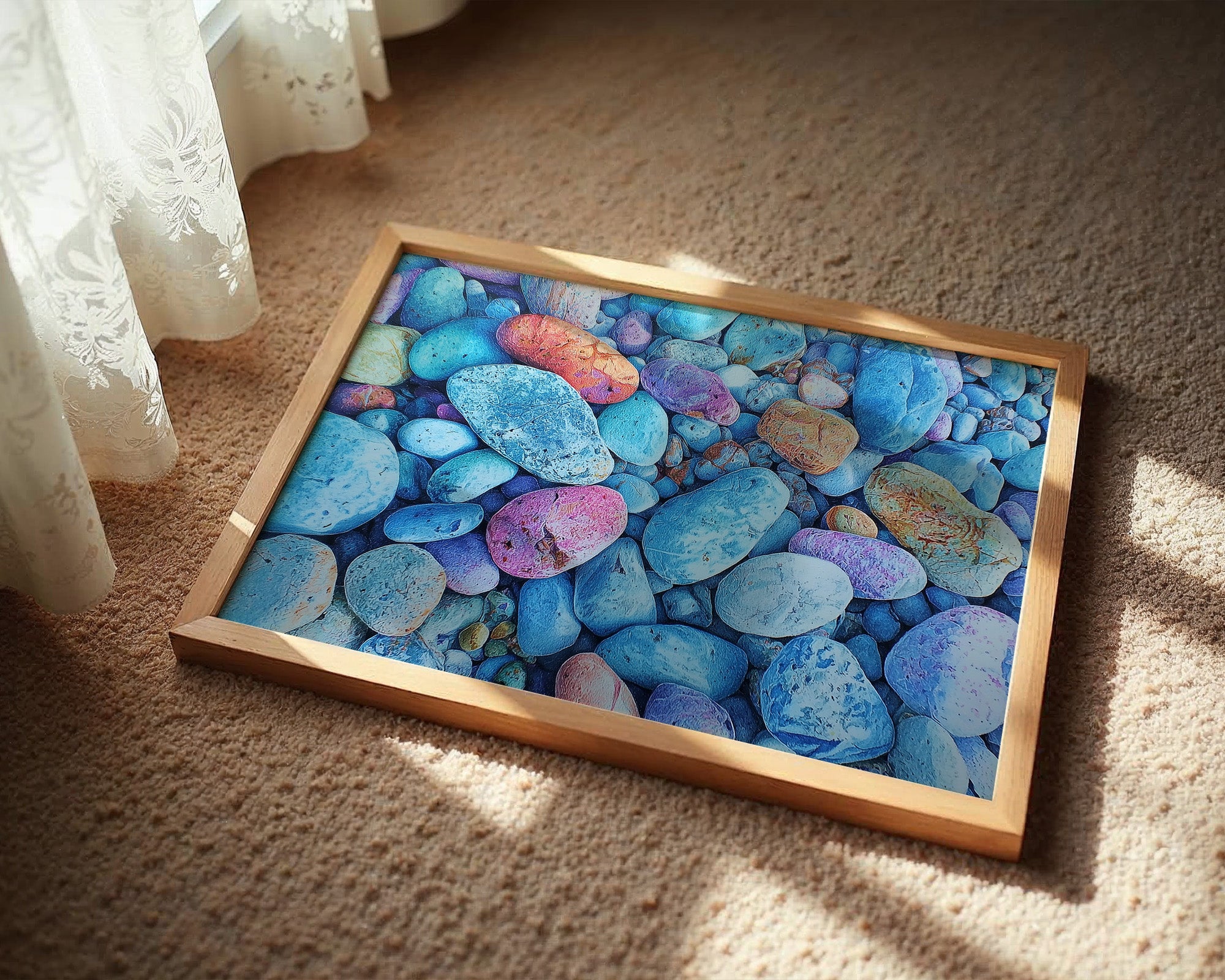 River Stones Paint Summer's Memory