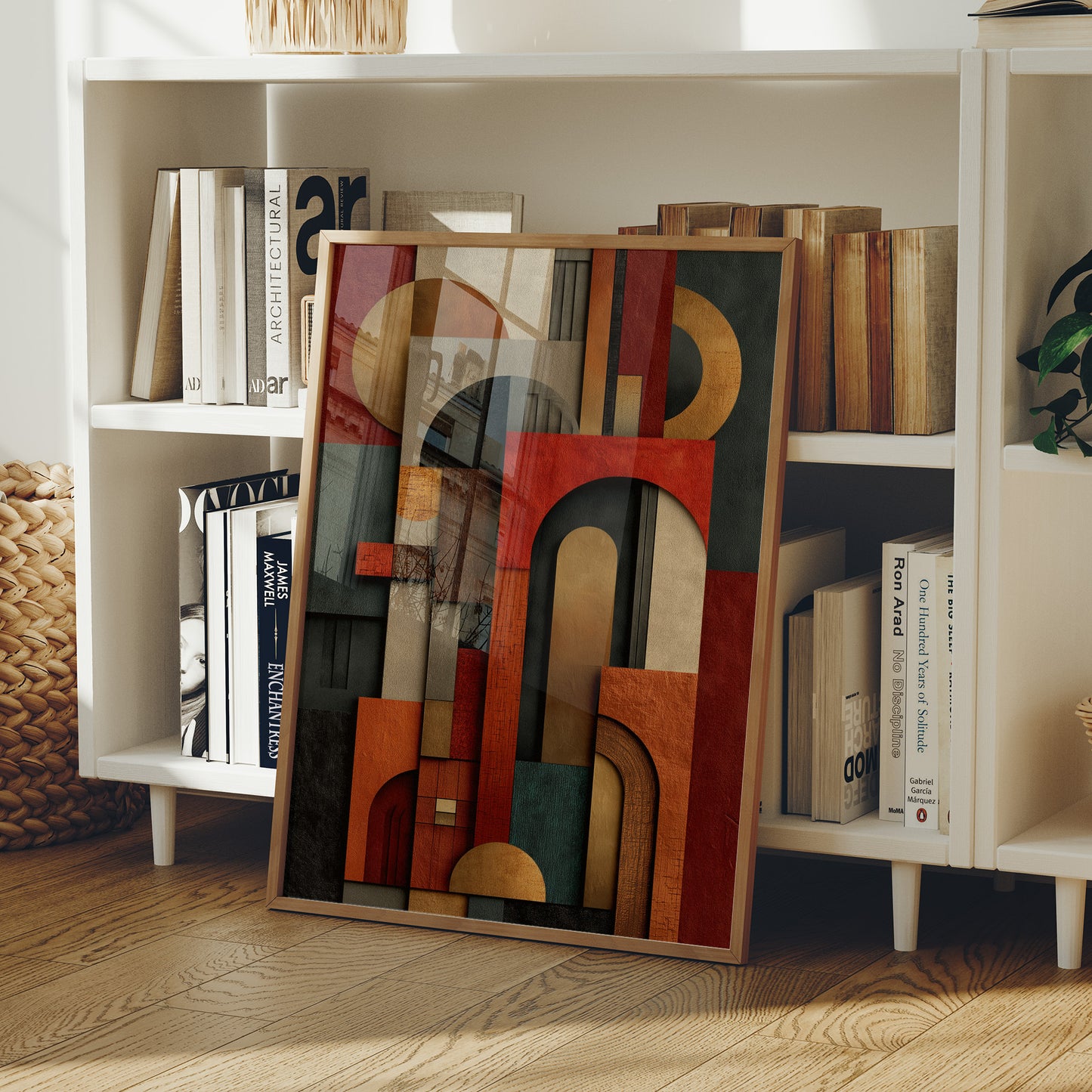 Geometric Rhythms In Autumn Tones