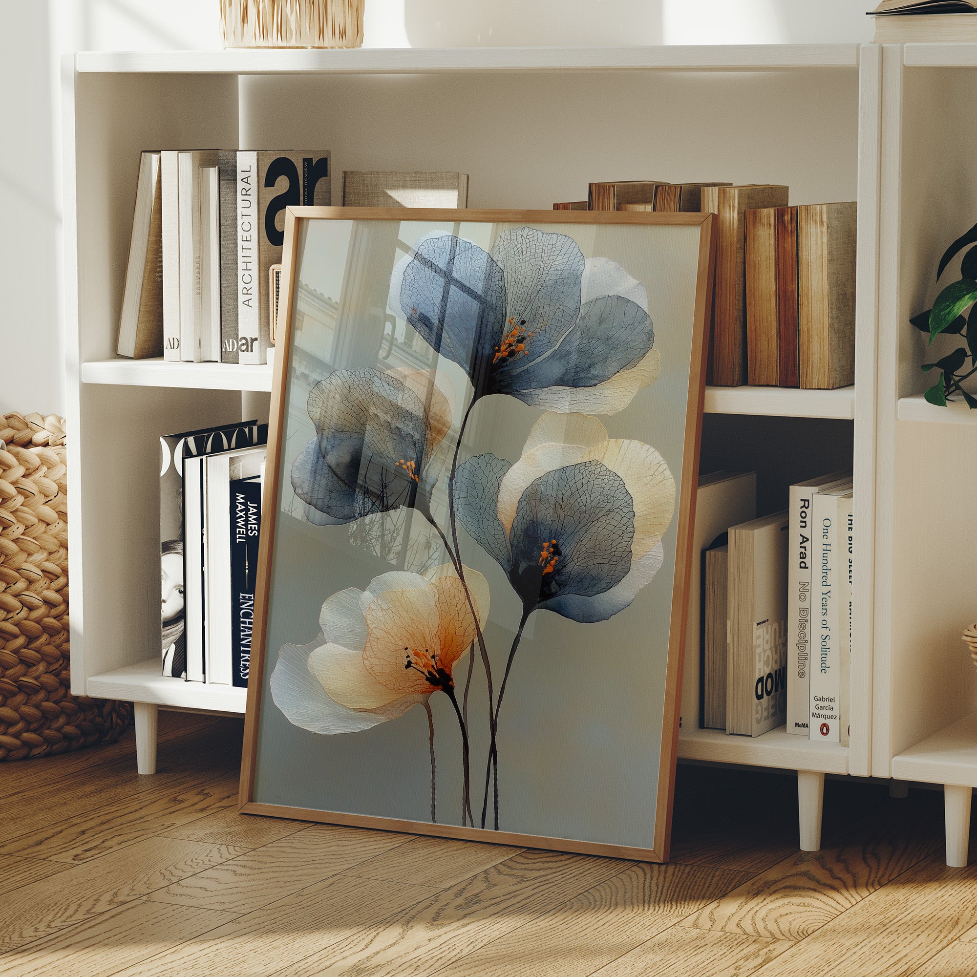 Indigo Petals Dance At Dawn