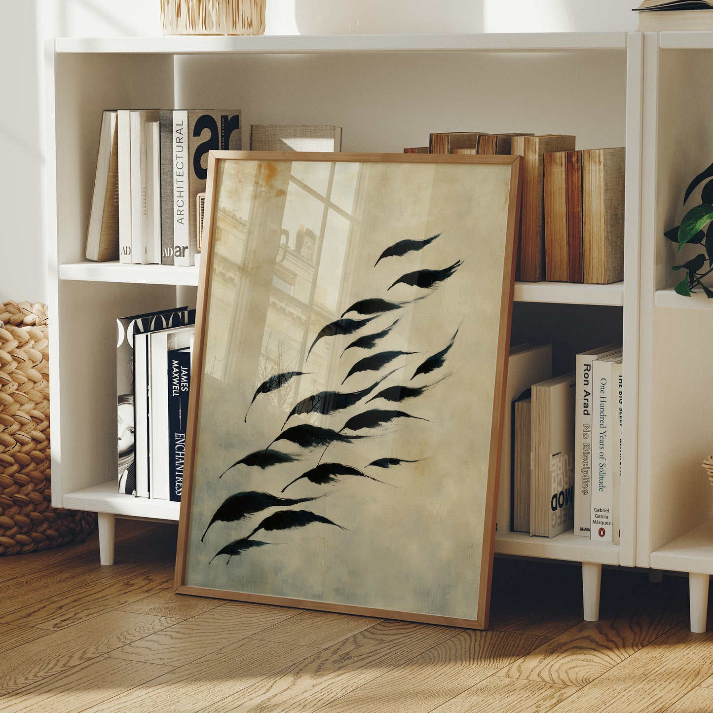 Birds Take Flight At Dawn