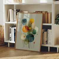 Floating Circles Dance In Light