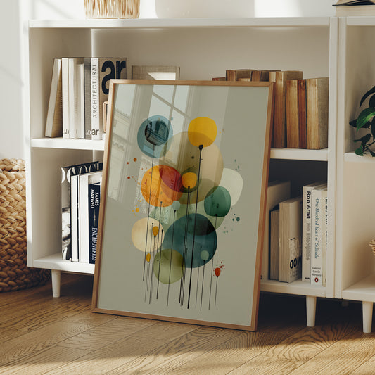 Floating Circles Dance In Light