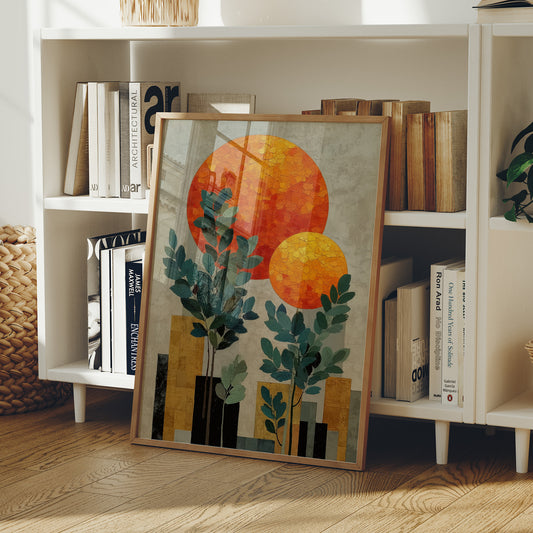 Twin Suns Dance Above City Gardens