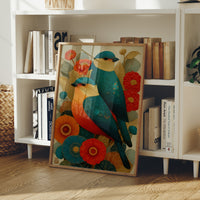 Birds Dance Among Coral Blooms