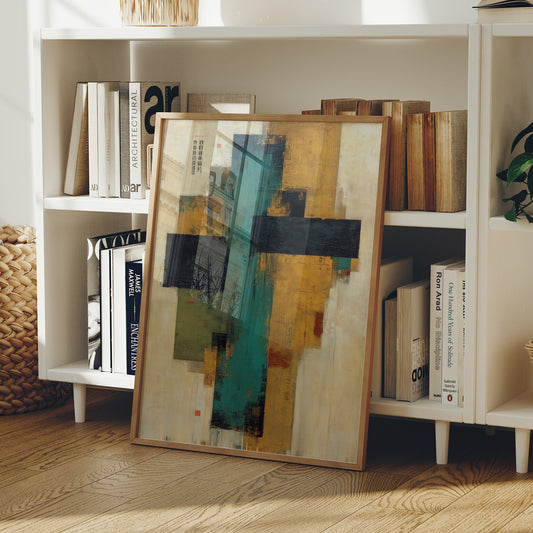 Turquoise Meets Gold At Dusk