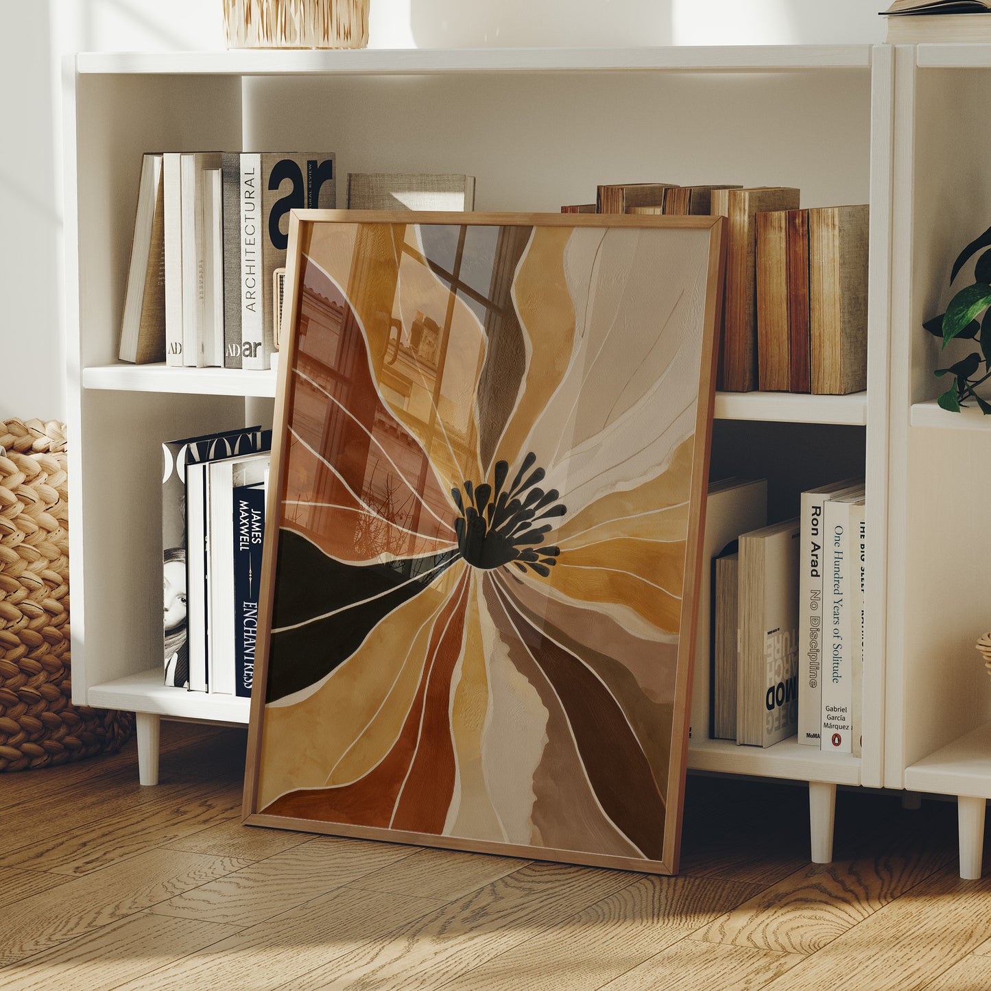 Autumn Petals Dance In Sunlight