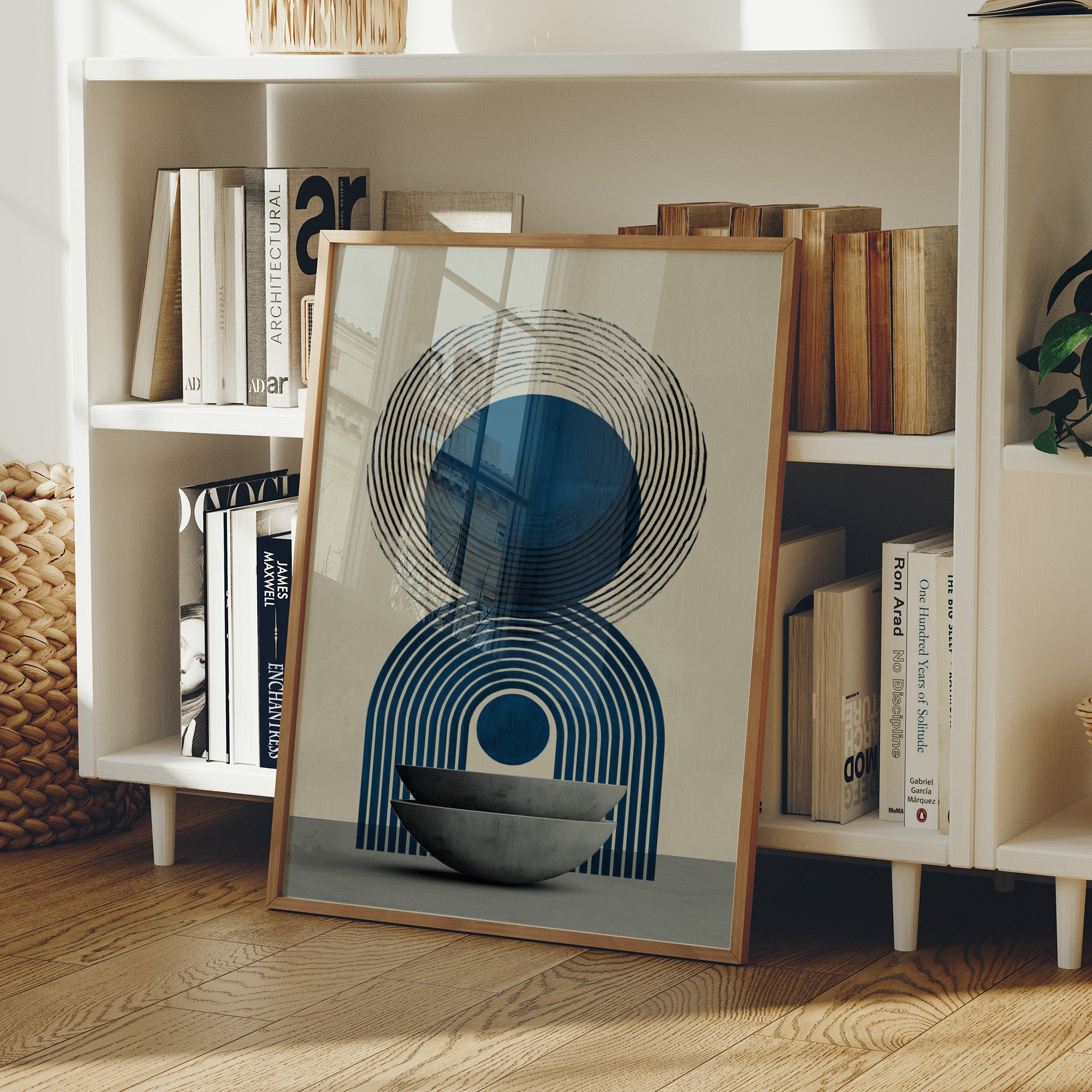 Blue Circles Dance In Morning Light