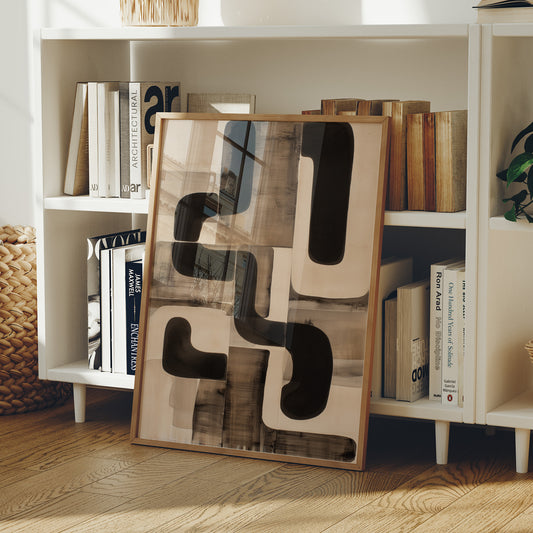 Modern Paths Cross In Neutral Light