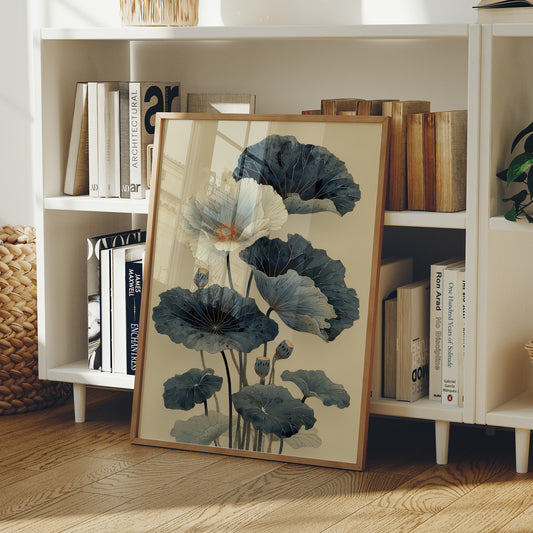 Lotus Blooms Above Evening Spirits