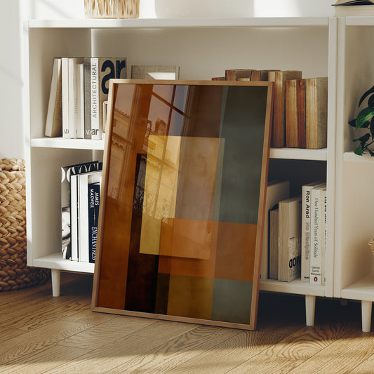 Autumn Light Through City Windows