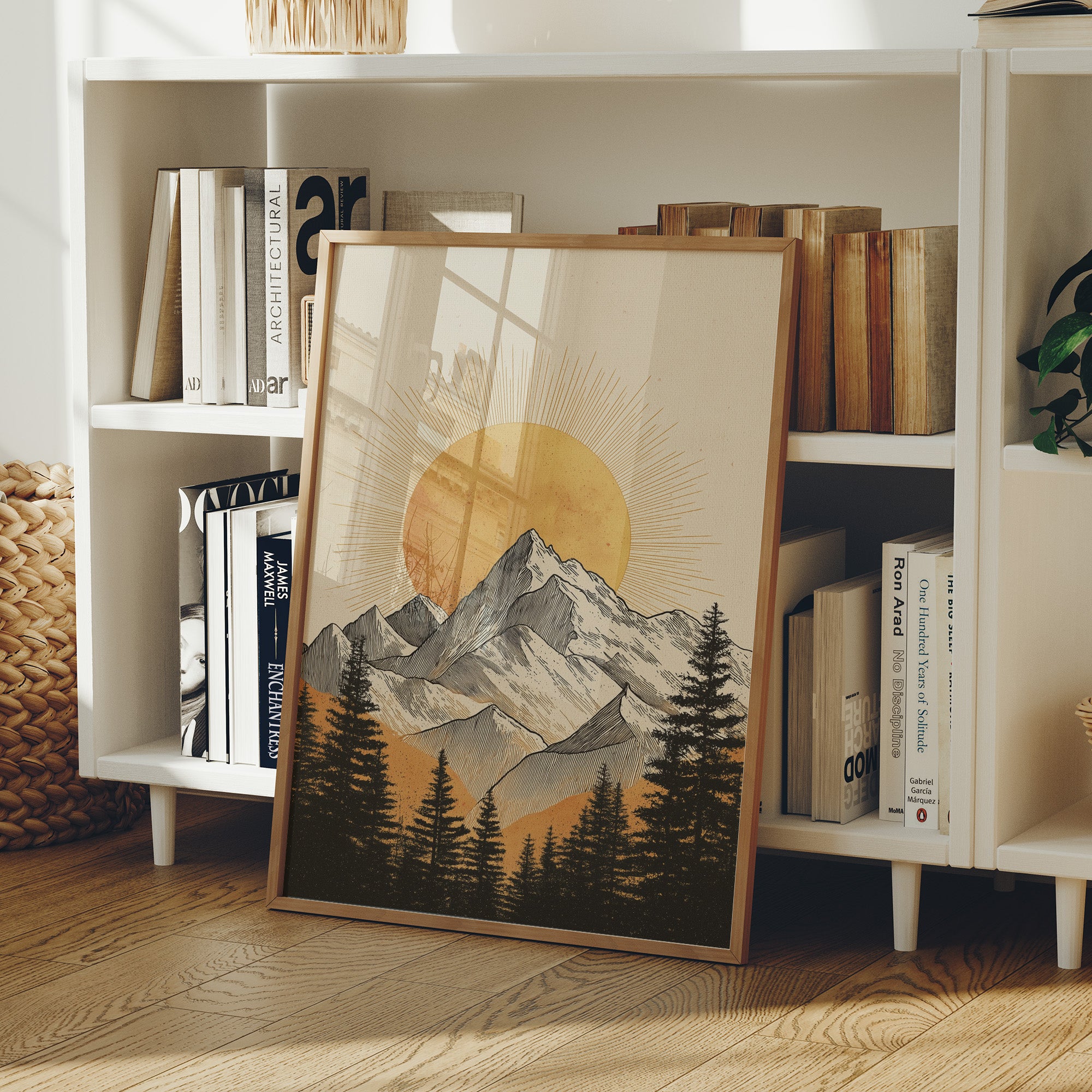 Golden Peaks Above The Bar