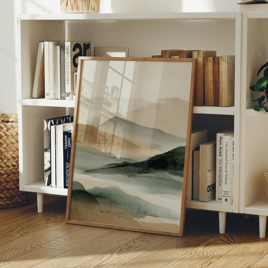 Misty Peaks Paint Their Stories