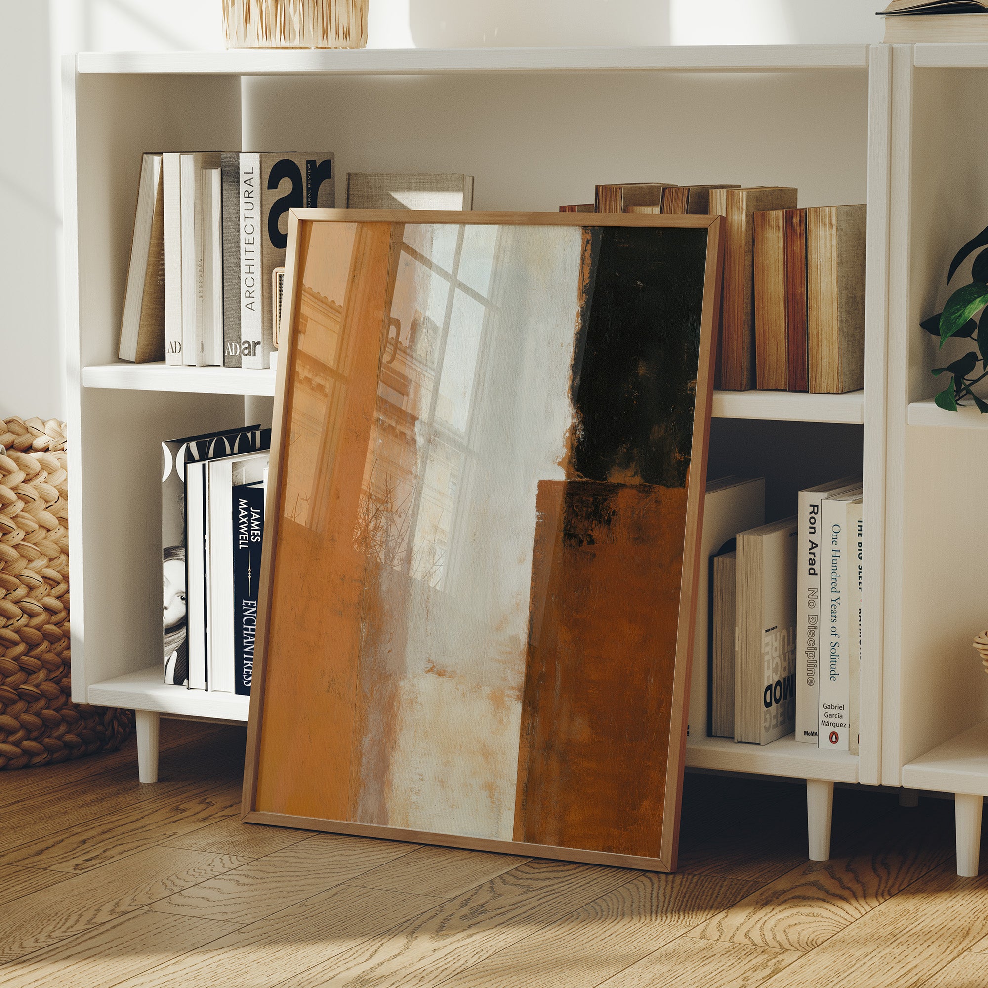 Sunlit Bar Cart Meets Urban Canvas