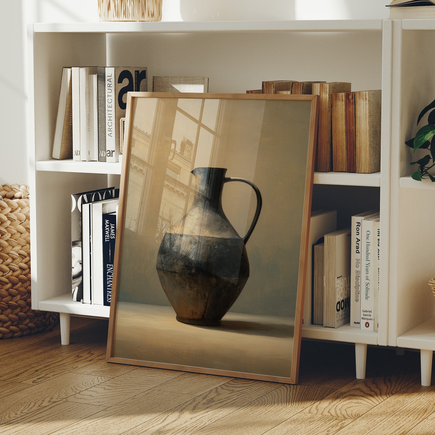 Ancient Vessel Rests In Golden Light