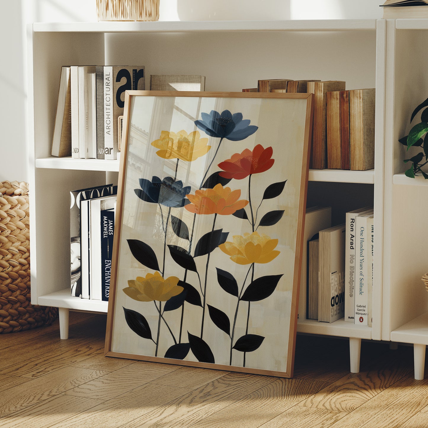 Autumn Petals Dance In Morning Light