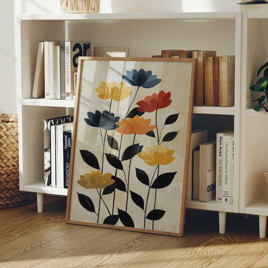 Autumn Petals Dance In Morning Light