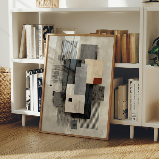 Concrete Poetry In Geometric Balance