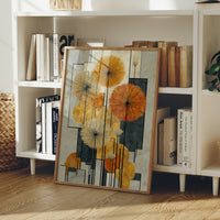 Sunbursts Dance Through Geometric Gardens