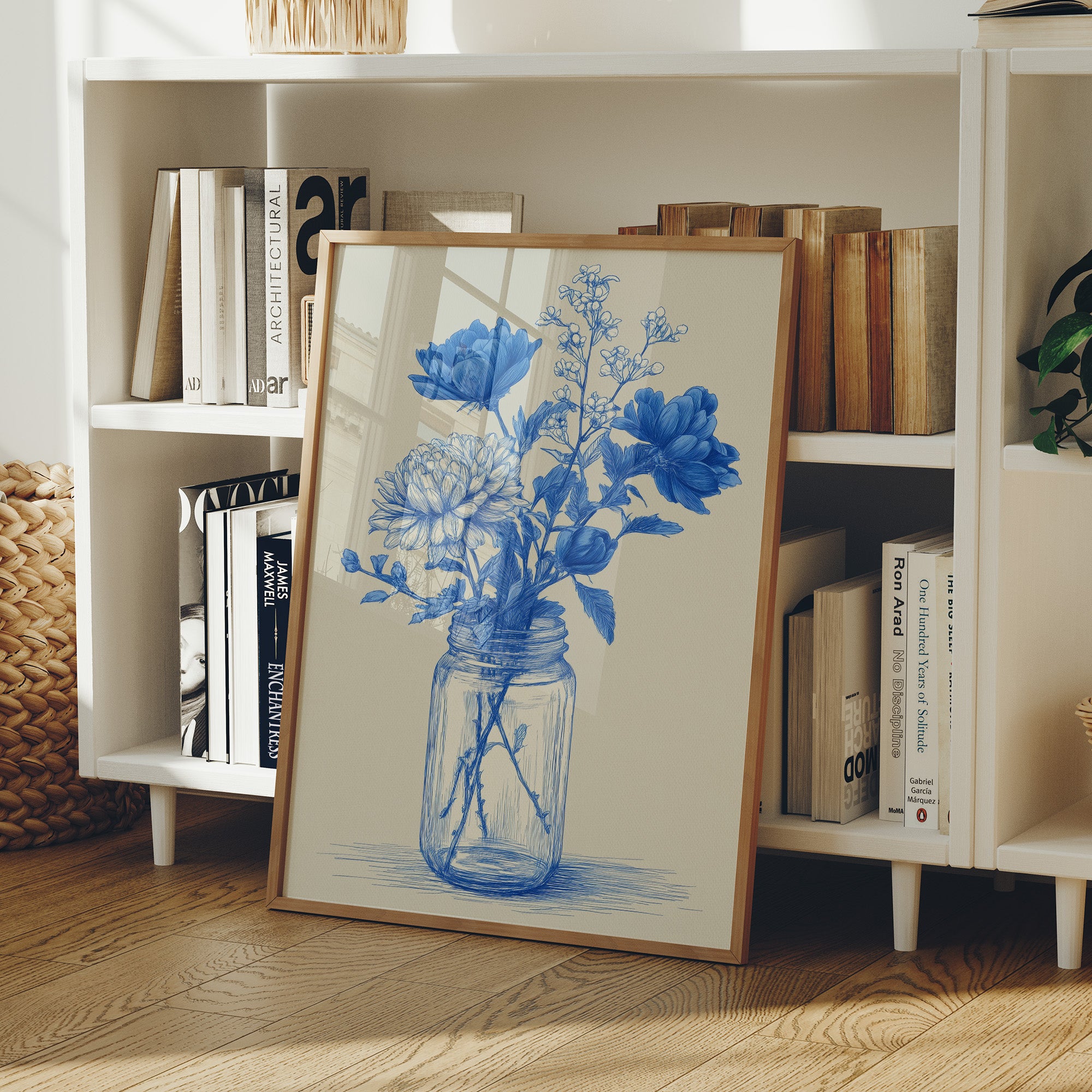 Blue Peonies Paint Their Stories