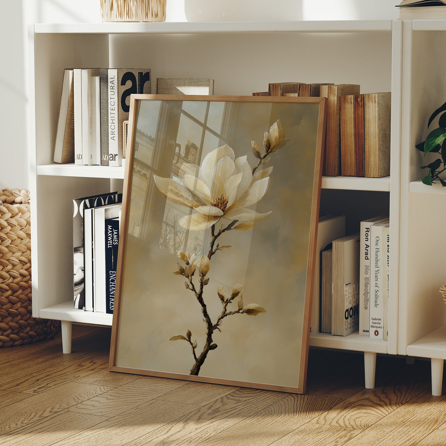 Magnolia Petals Dance In Morning Light