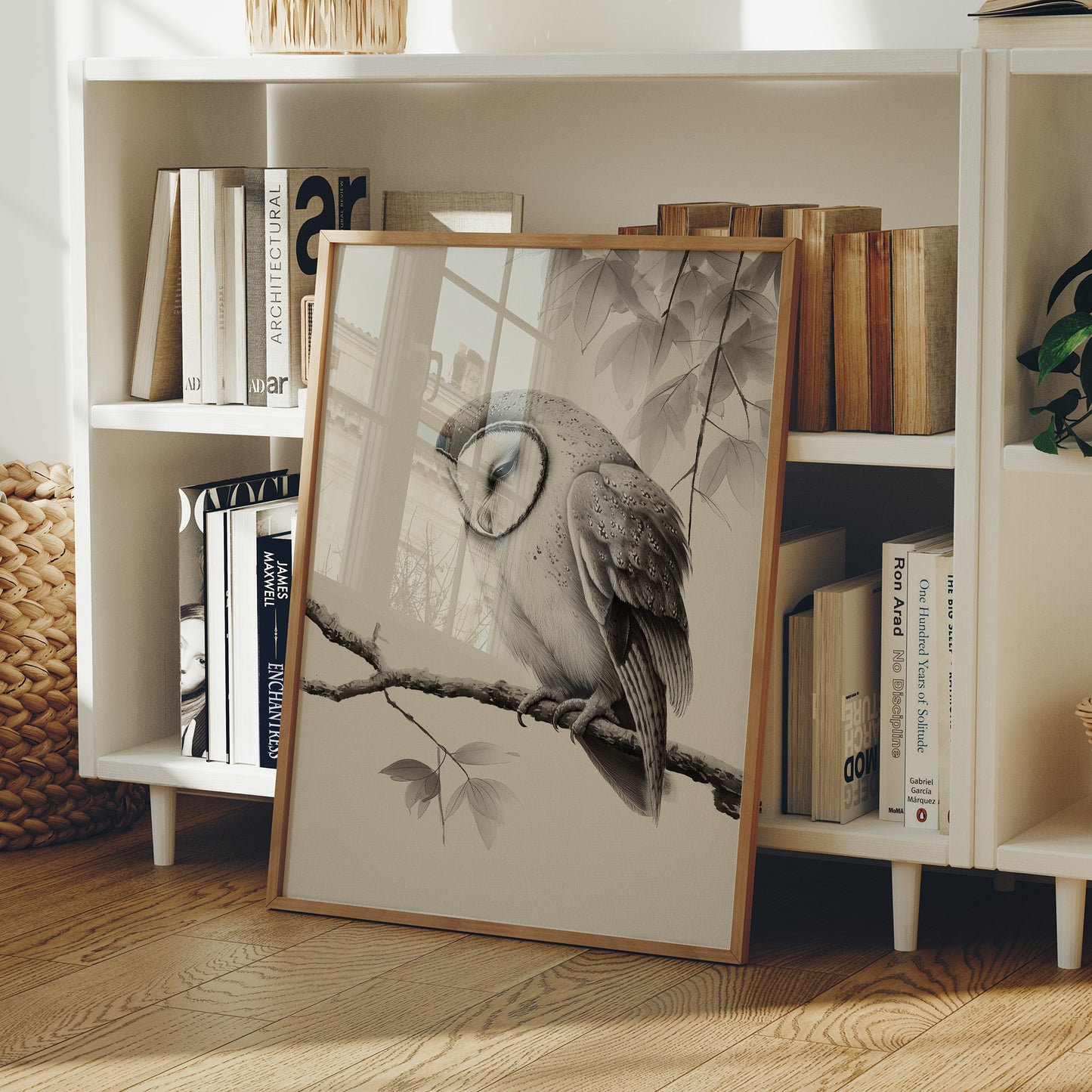 Twilight Perch In Gentle Gray