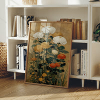 Chrysanthemums Dance In Golden Light