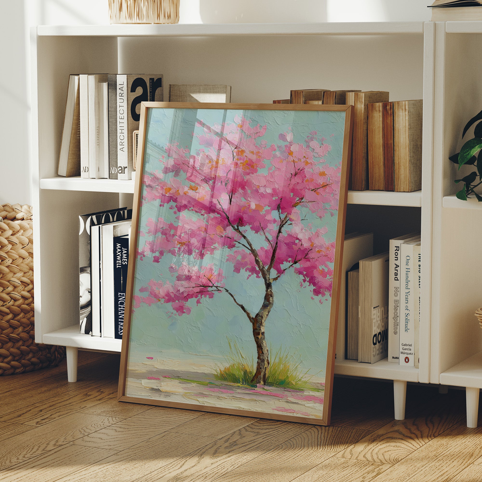 Cherry Blossoms Dance In Spring Wind