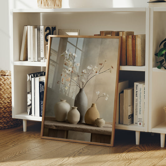 Delicate Blossoms Meet Modern Lines