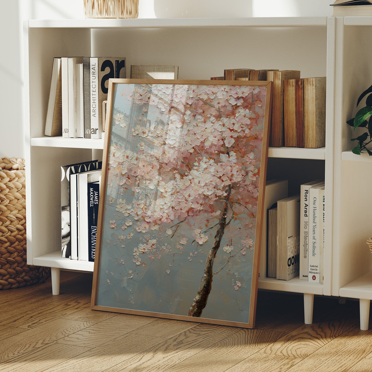 Cherry Blossoms Dance In Morning Light