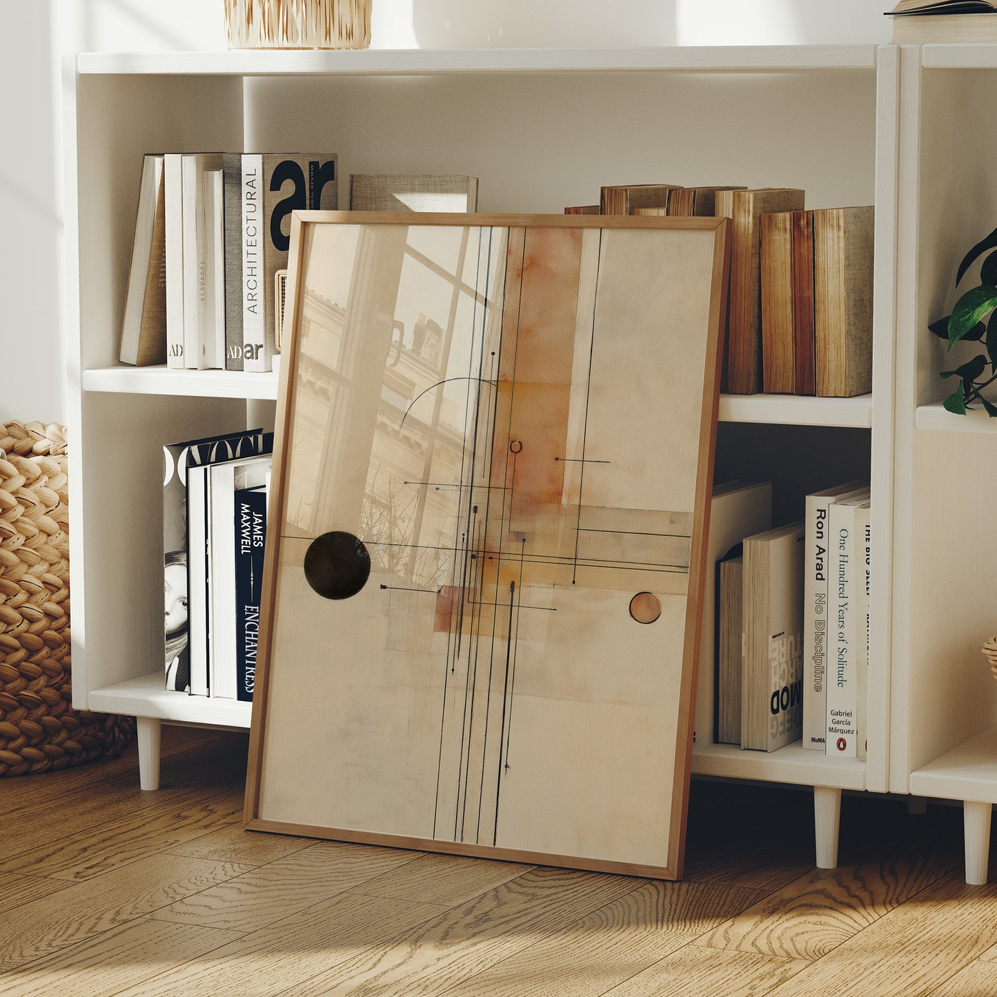 Lines Dance Through Desert Dawn