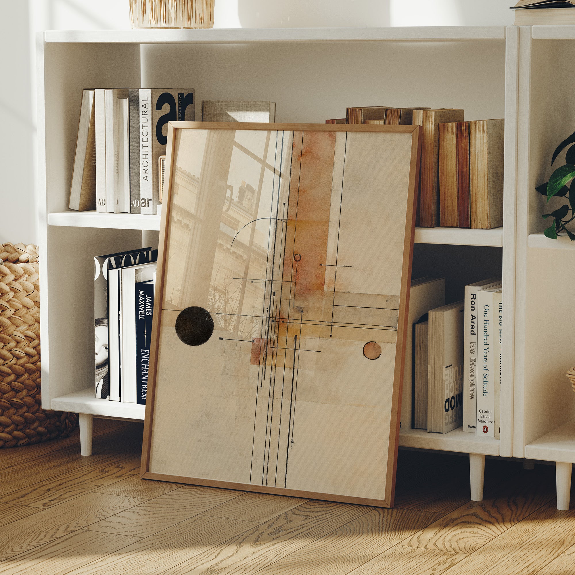 Lines Dance Through Desert Dawn