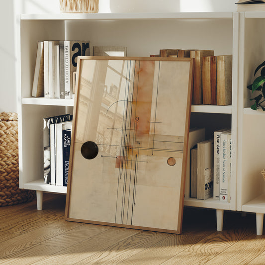 Lines Dance Through Desert Dawn