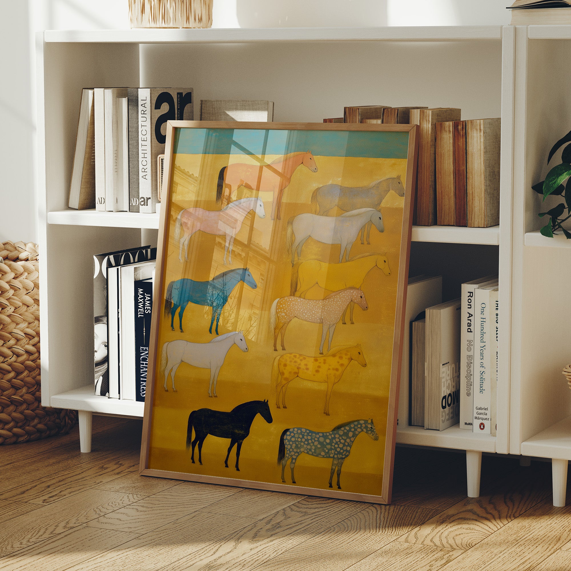 Wild Horses Meet The Golden Hour