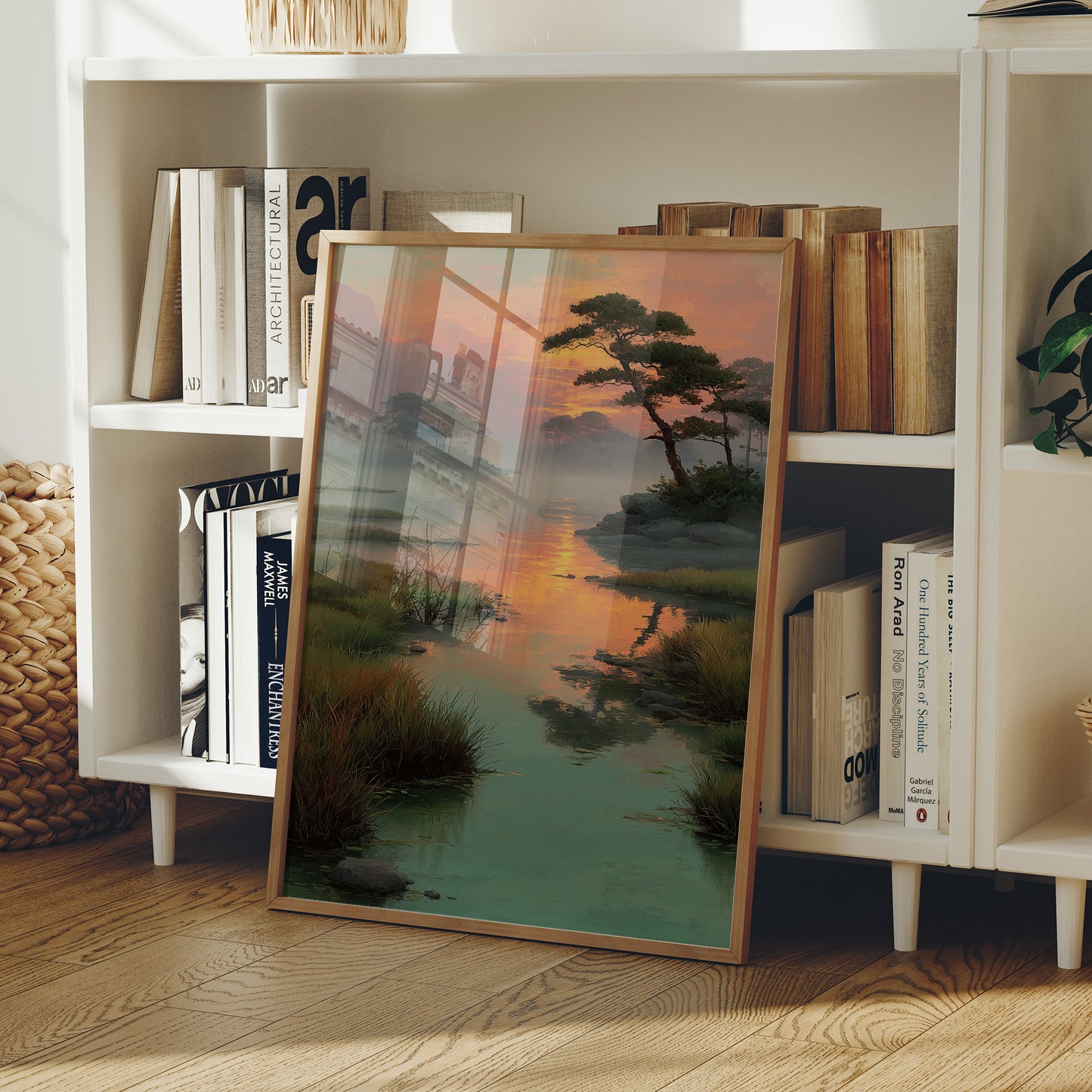 Sunset Lagoon Above Evening Spirits