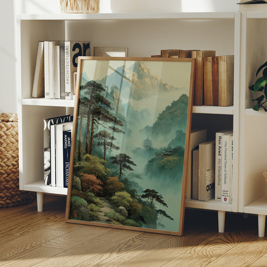 Misty Peaks Call Ancient Pines