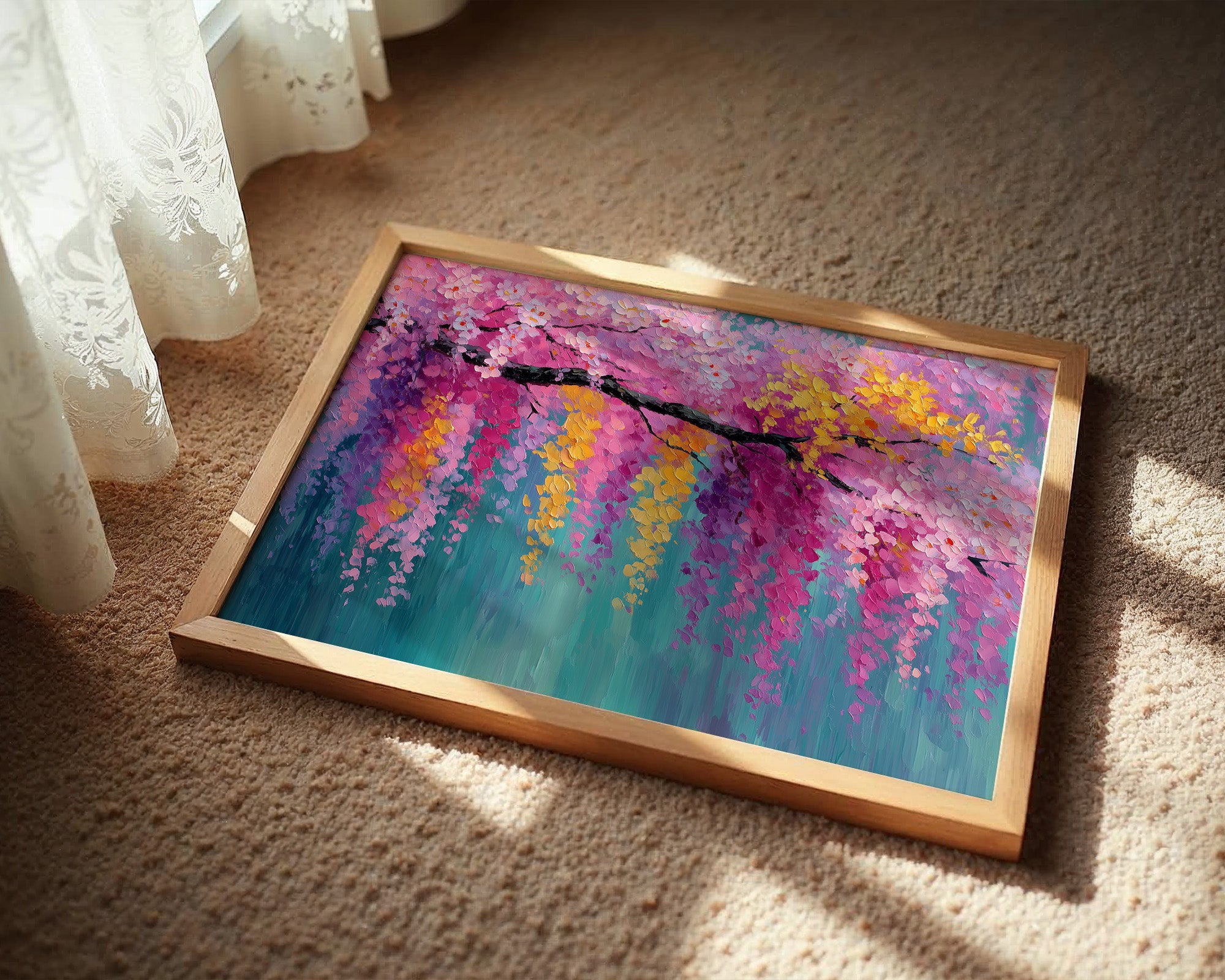 Cherry Blossoms Paint Summer's Symphony