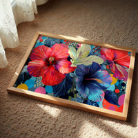 Tropical Blooms Catch Morning Light