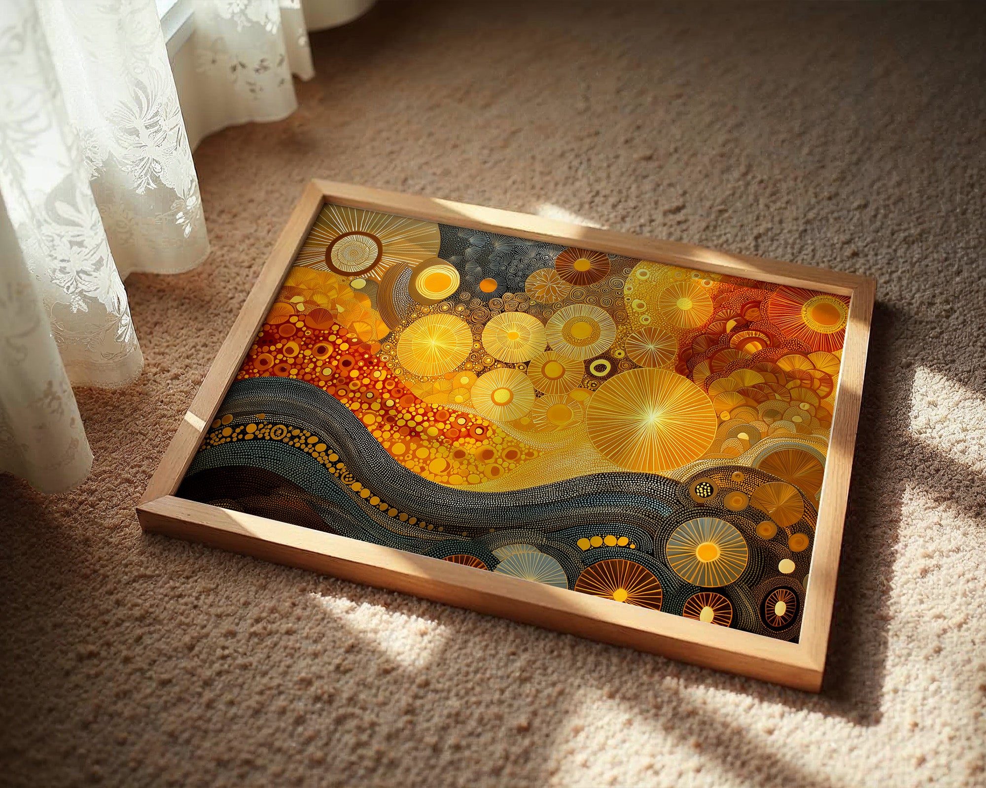 Celestial Currents Flow In Gold