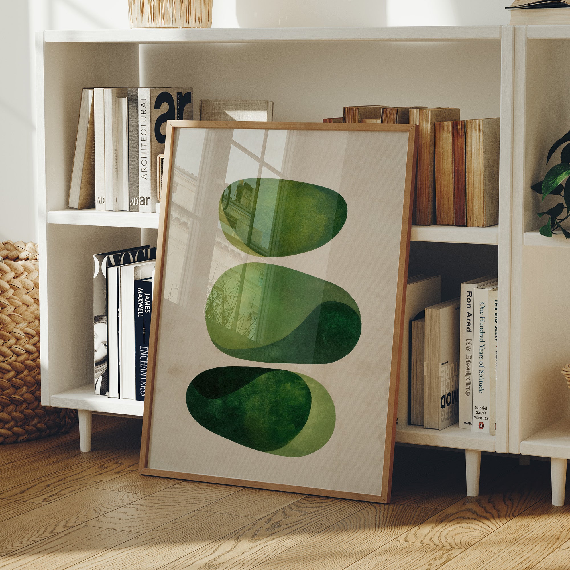 Green Stones Dance In Morning Light