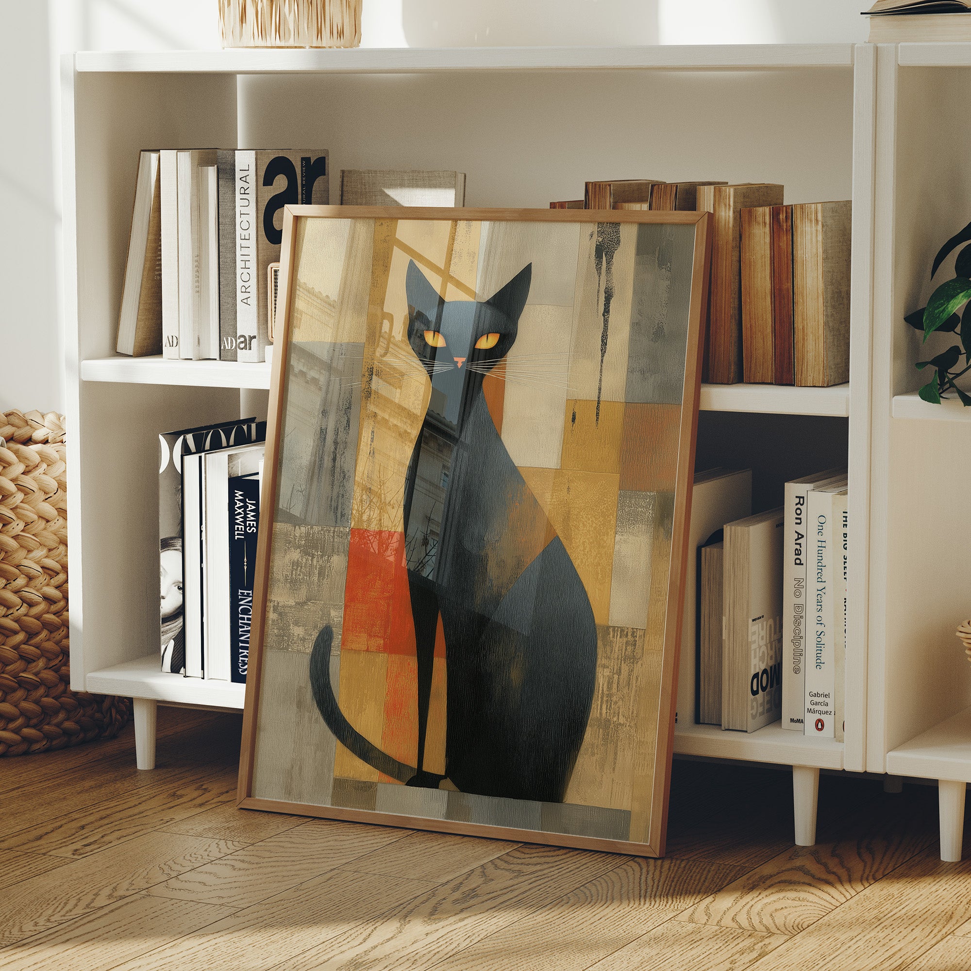 Midnight Cat Guards The Bar