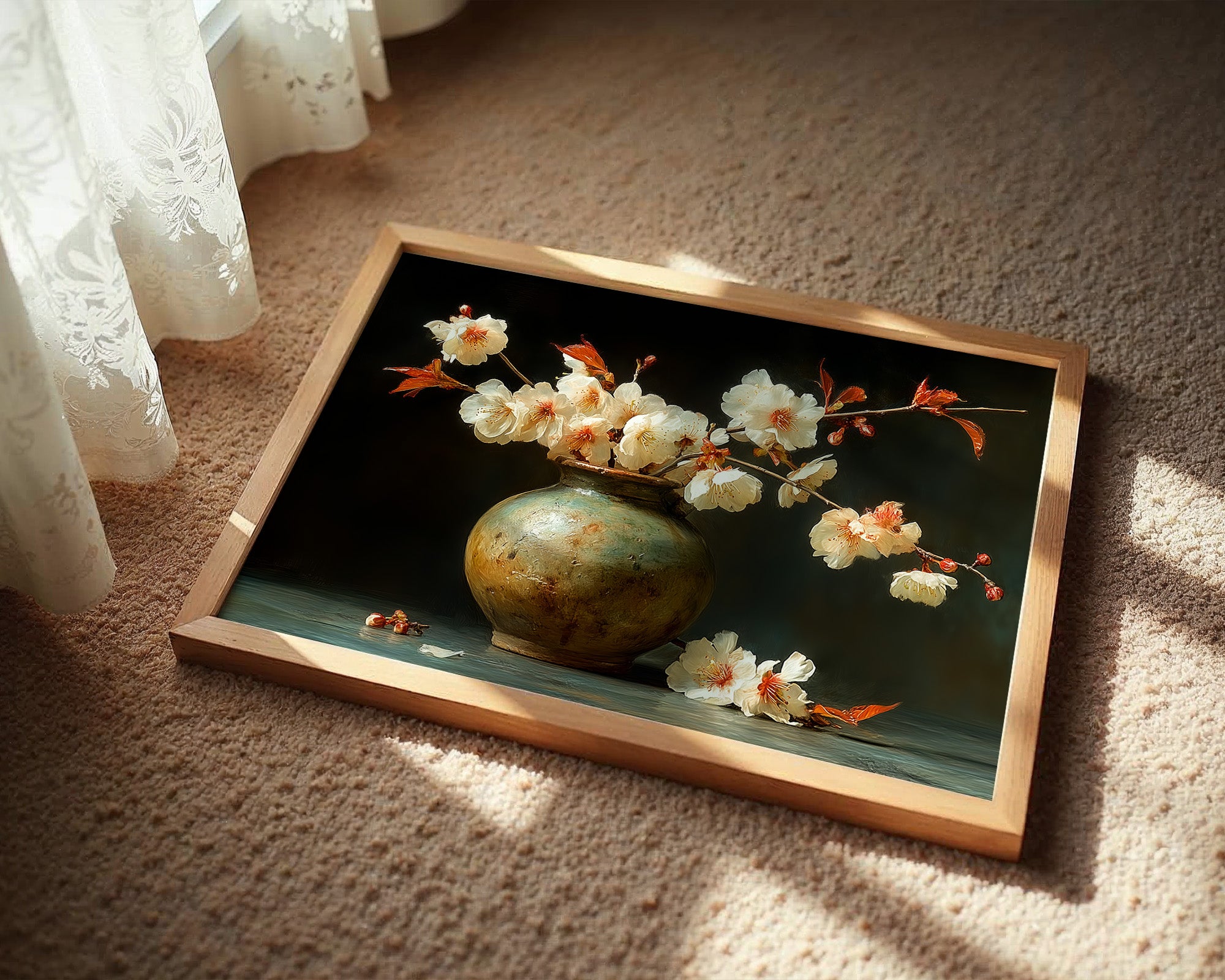 Blossoms Find Their Golden Vessel